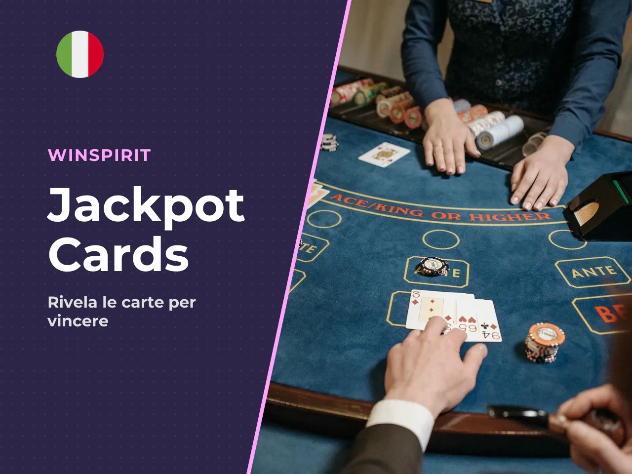 Il gioco bonus Jackpot Cards. Questa