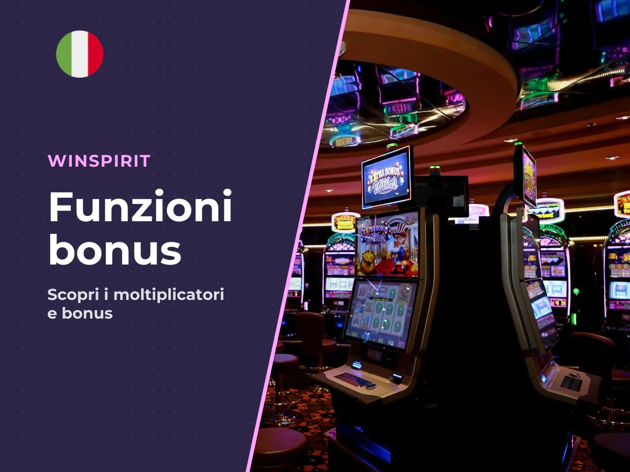 Bonus, free spins e funzioni speciali