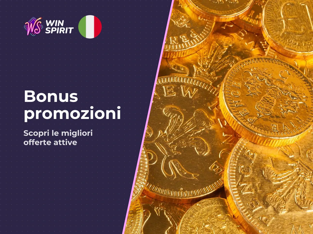 Bonus, free spins e promozioni su