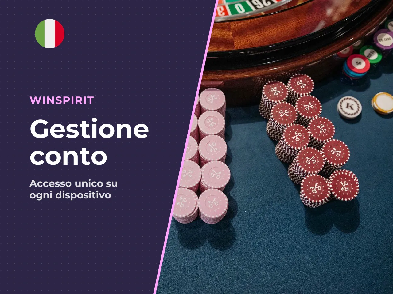 Account, depositi e pagamenti nell'app mobile