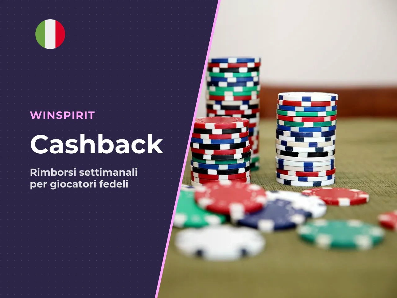 Cashback per gioco regolare e clienti