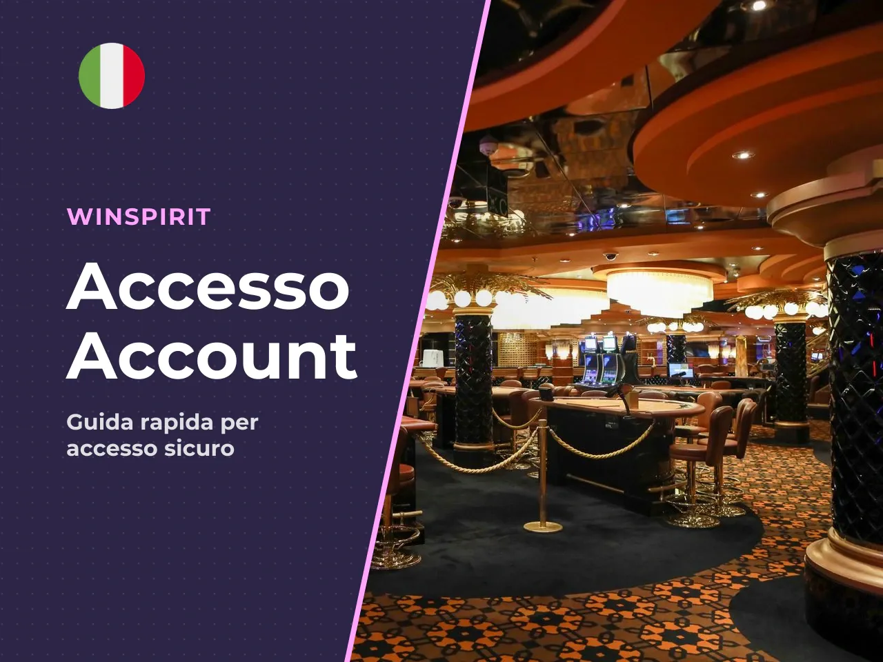 How to access WinSpirit casino online