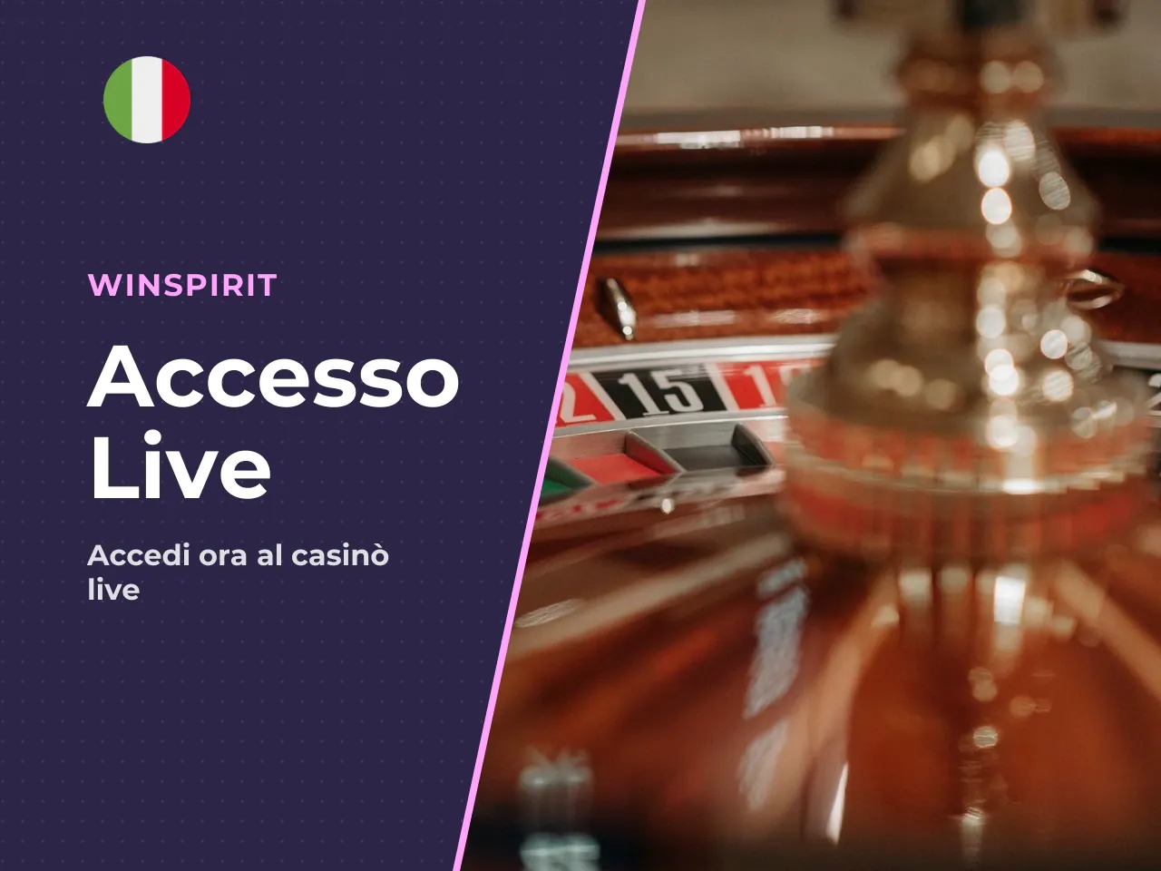 Live Casino, Roulette e Blackjack nell'Account