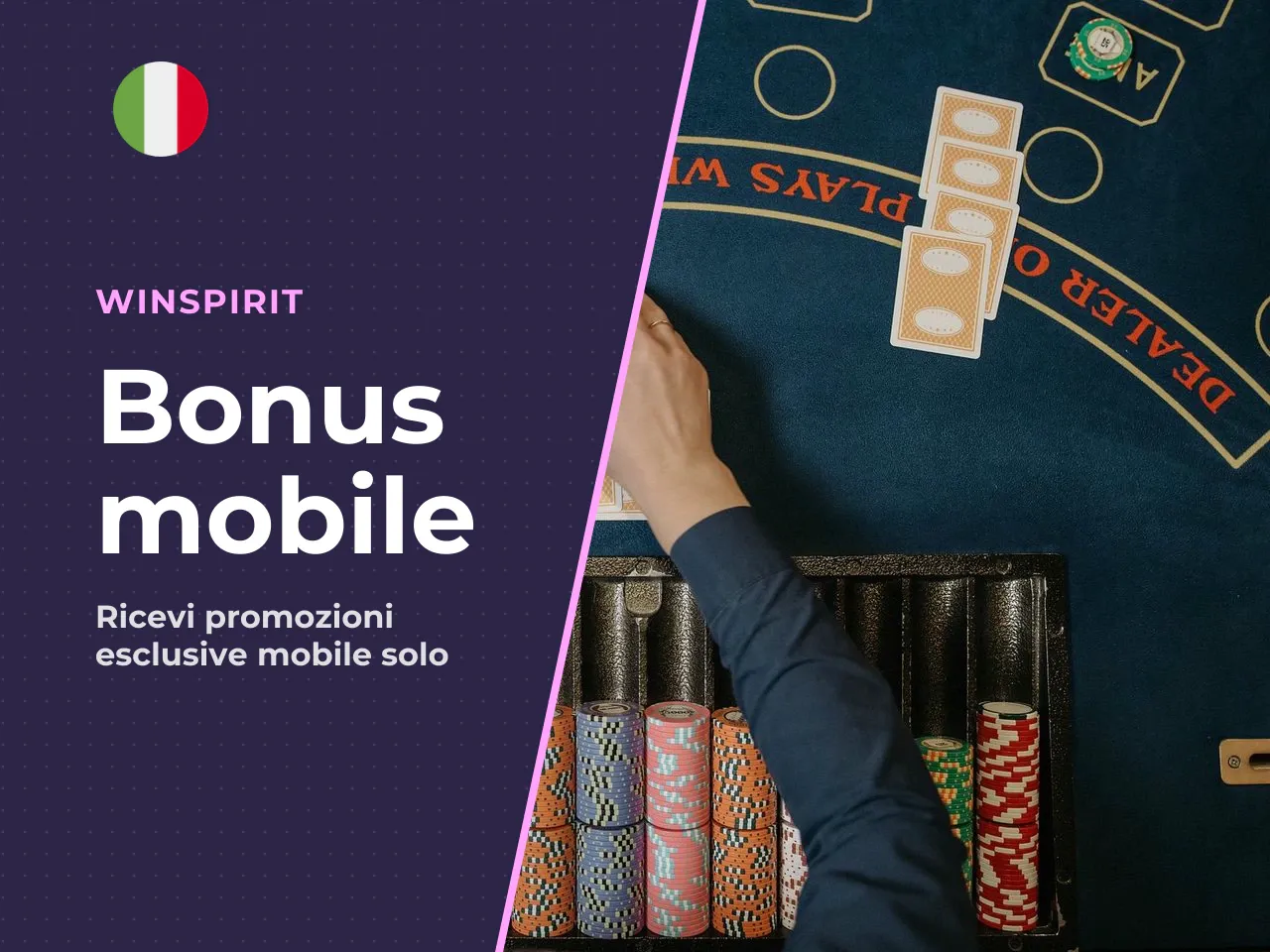 Bonus mobile e free spins. Chi