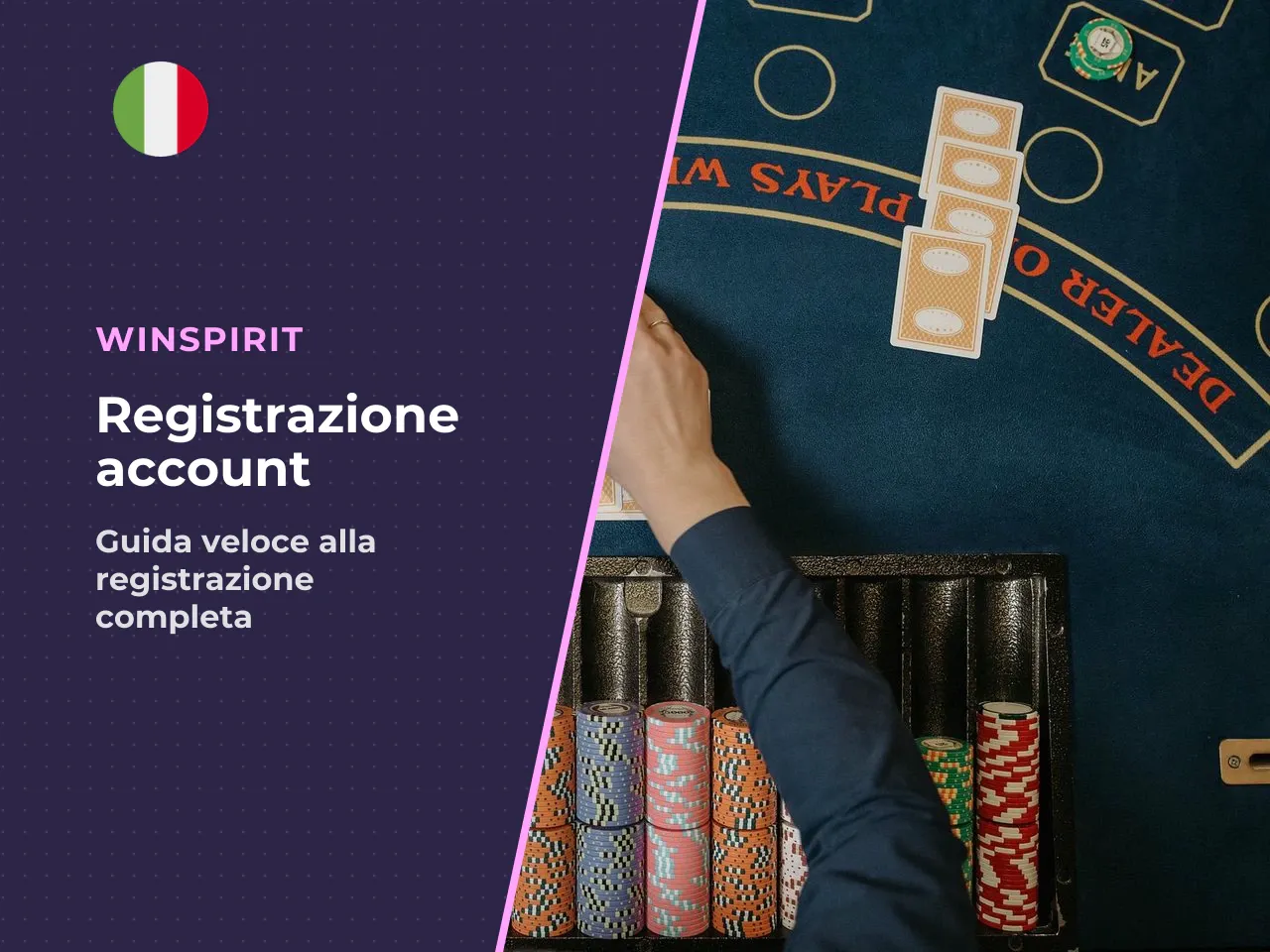 Come funziona il WinSpirit sign up