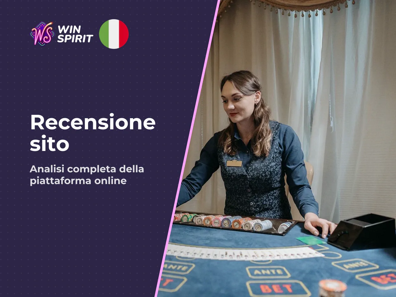 WinSpirit official website e prima impressione